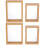4 Pcs Double Sided Glass Picture Frame Specimen Clip 6