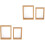 4 Pcs Double Sided Glass Picture Frame Specimen Clip 4