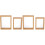 4 Pcs Double Sided Glass Picture Frame Specimen Clip 3