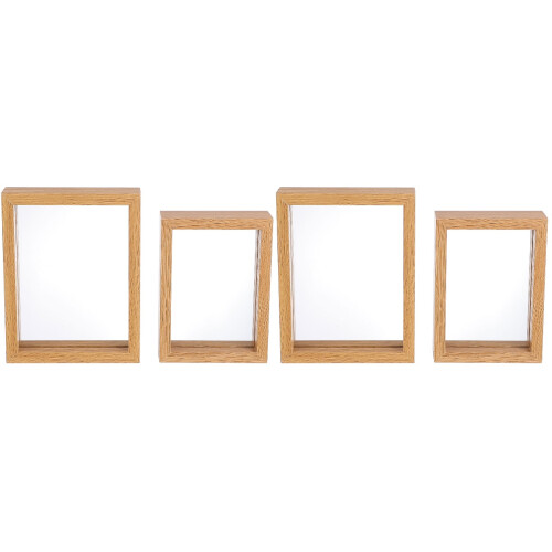 4 Pcs Double Sided Glass Picture Frame Specimen Clip 2