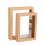 4 Pcs Double Sided Glass Picture Frame Specimen Clip 1