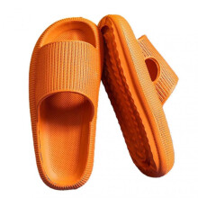 (34-35, Orange) Summer Slides Slippers Platform Beach Sandals Unisex Slippers Quick Drying Tw