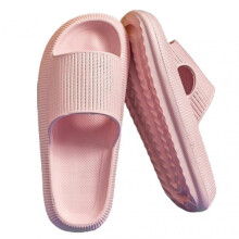 (38-39, Pink) Summer Slides Slippers Platform Beach Sandals Unisex Slippers Quick Drying Tw