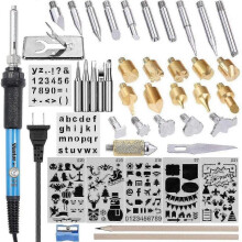 Wood Burning Kit - Wood Burning Tools, with Adjustable Temperature Soldering Pyrography Wood Burning Pen Tw