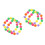 4Pièces Colliers Petits Animaux Elastiques Couleurs Vives Et Doux 2