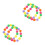 4Pièces Colliers Petits Animaux Elastiques Couleurs Vives Et Doux 4