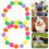 4Pièces Colliers Petits Animaux Elastiques Couleurs Vives Et Doux 11