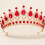 Delicate Rhinestone Tiara Alloy Bruid Hoofdband 2