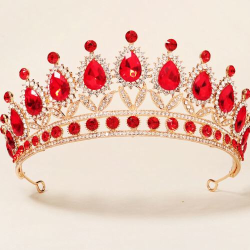 Delicate Rhinestone Tiara Alloy Bruid Hoofdband 1