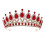 Delicate Rhinestone Tiara Alloy Bruid Hoofdband 1