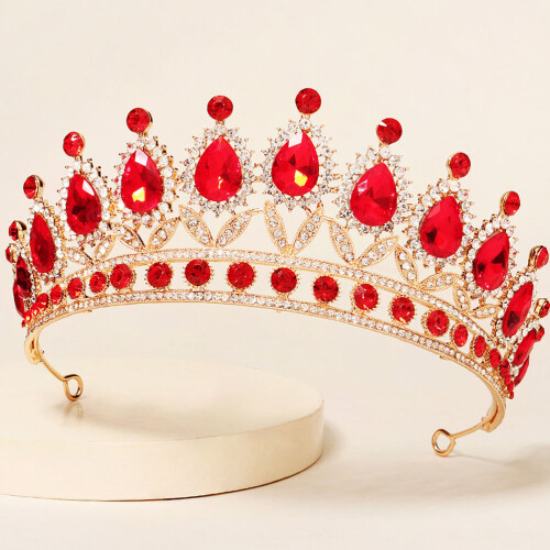 Delicate Rhinestone Tiara Alloy Bruid Hoofdband 2