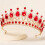 Delicate Rhinestone Tiara Alloy Bruid Hoofdband 10