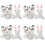 8 Pcs Stuffed Animal Plush Slap Bracelets 7