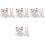 8 Pcs Stuffed Animal Plush Slap Bracelets 5