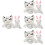 8 Pcs Stuffed Animal Plush Slap Bracelets 8