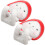 8 Pcs Adhesive Bunny Wall Hook Key Holder Decor 2