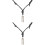 2Pcs Retro Necklaces With Harmonica Charm Pendant 5