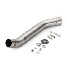 51mm Motorcycle Accessories Exhaust Muffler Connector Mid-Pipe Connector For Kawasaki Z750 2004-2008, 51mm Diameter