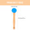 4Pcs Crystal Singing Bowl Mallet With Wood Handle 4