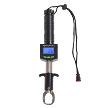 2Pcs Portable Fish Lip Grabber With Digital Scale Stainless Grip Tool