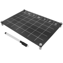 3Pcs Practical Message Board Erasable Note Board Black for Home