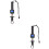 2Pcs Portable Fish Lip Grabber With Digital Scale Stainless Grip Tool 6