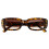 1Pc Leopard Frame Square Sunglasses Lightweight Pc Unisex Shades 1