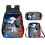 KINZON Jy Vs. King Kong Schoolbag, Pencil Case, Three-piece Backpack Fo 1