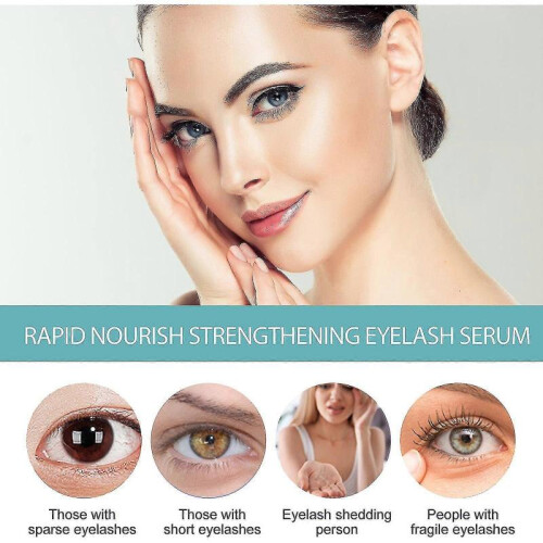 (3PCS) Castor Oil Lashelixir Rapid Growth Strengthening Eyelash Serum Tw 1