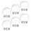 12 Pcs 270ml Clear Plastic Snow Globe Containers With Screw Lids 1