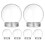 12 Pcs 270ml Clear Plastic Snow Globe Containers With Screw Lids 2