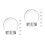 12 Pcs 270ml Clear Plastic Snow Globe Containers With Screw Lids 4
