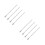 2 Sets 4 Pcs Stainless Steel Long Handle Mixing Coffee Spoons 9