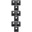 9Pièces Accessoires Montage Dur Interne 2.5" Noir Vis 8
