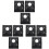 9Pièces Accessoires Montage Dur Interne 2.5" Noir Vis 2