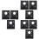 9Pièces Accessoires Montage Dur Interne 2.5" Noir Vis 6