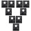 9Pièces Accessoires Montage Dur Interne 2.5" Noir Vis 3