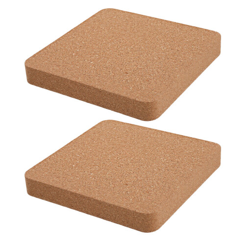 4 Pcs Craft Punching Pad Thickened Cork Mute Board For Sewing