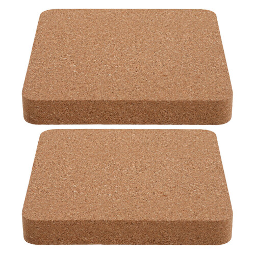 4 Pcs Craft Punching Pad Thickened Cork Mute Board For Sewing 1