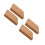 4 Pcs Craft Punching Pad Thickened Cork Mute Board For Sewing 4