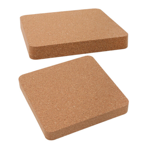 4 Pcs Craft Punching Pad Thickened Cork Mute Board For Sewing 2