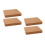 4 Pcs Craft Punching Pad Thickened Cork Mute Board For Sewing 10