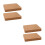 4 Pcs Craft Punching Pad Thickened Cork Mute Board For Sewing 7