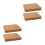 4 Pcs Craft Punching Pad Thickened Cork Mute Board For Sewing 9