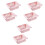 6 Pcs Retractable Refrigerator Storage Box (Pink) 3