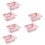 6 Pcs Retractable Refrigerator Storage Box (Pink) 7