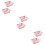 6 Pcs Retractable Refrigerator Storage Box (Pink) 9