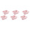 6 Pcs Retractable Refrigerator Storage Box (Pink) 4
