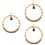 3Pcs Bird Swing Toy Parrot Perch Stand Circle Cage Accessory 8