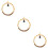3Pcs Bird Swing Toy Parrot Perch Stand Circle Cage Accessory 11
